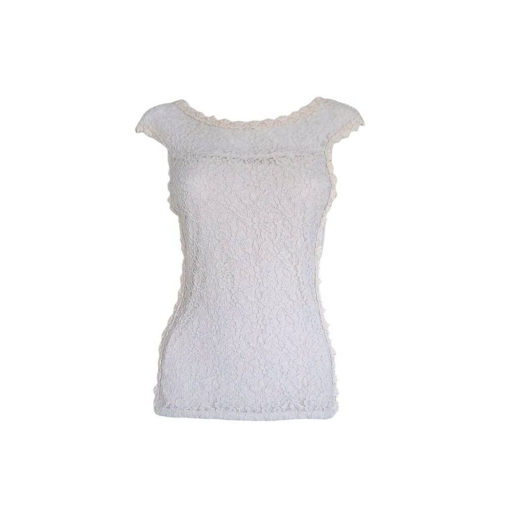 coquette fitted lace blouse